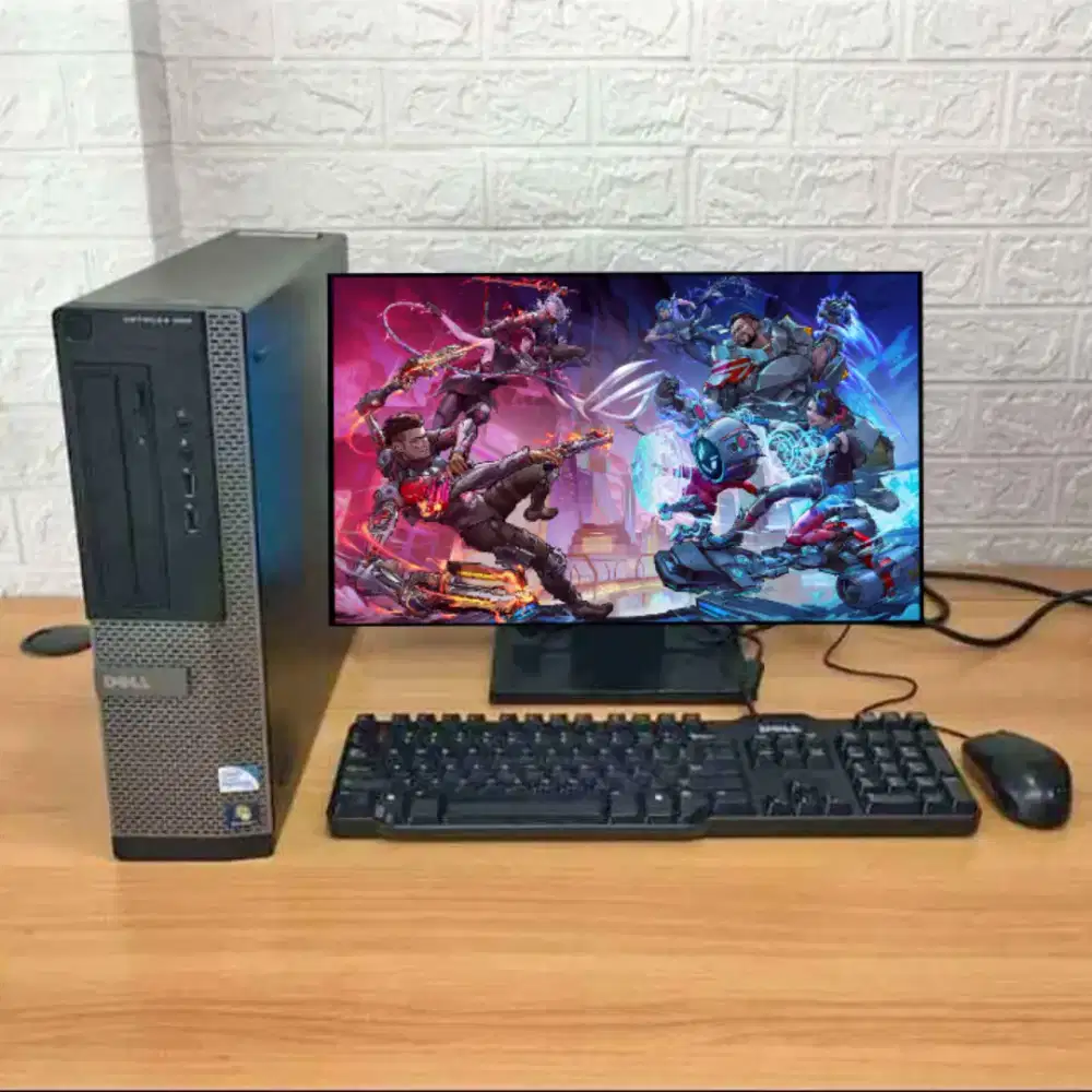 PC GAMING FULSET + LCD + RAM 8 GB + VGA 1 GB + HD 500 GB + GAMES APP