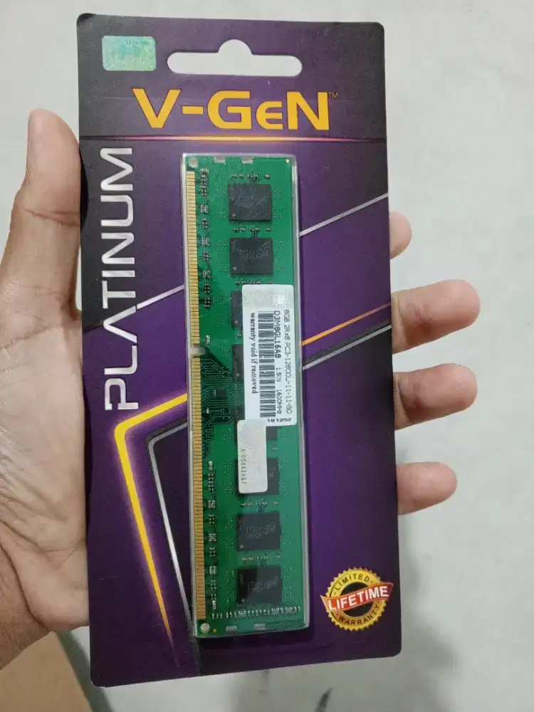 (BARU dan ORI) RAM VGEN PLATINUM - DDR3 PC 12800U
