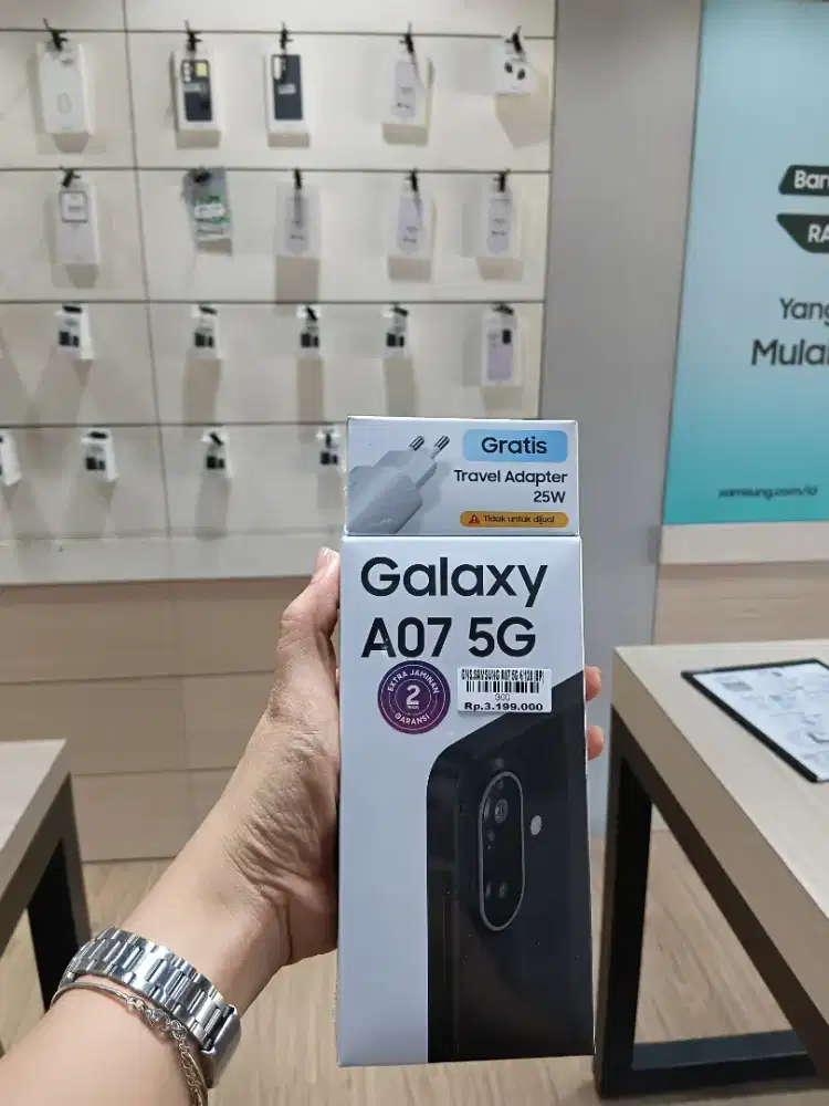 Ready samsung A07 5G 6/128 garansi resmi 1tahun atlantis dahsyar
