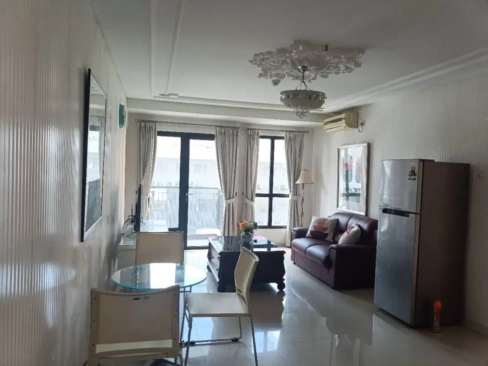 OWNER – 2BR 76sqm Corner Tamansari Semanggi Fully Furnished – 7.5 jt