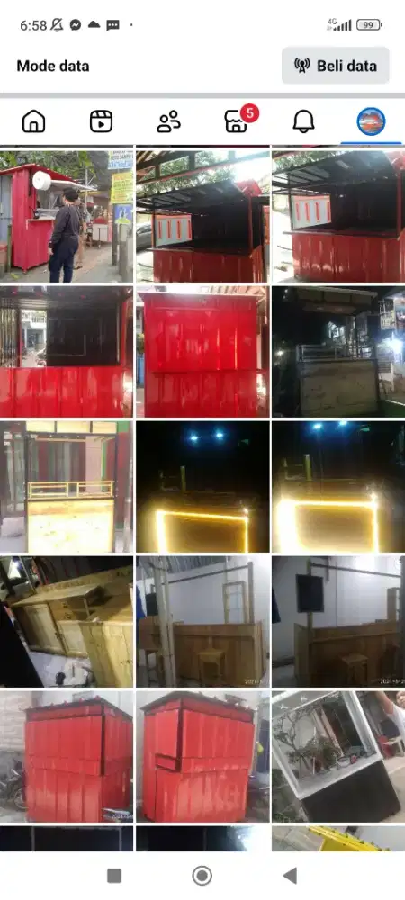 Container Booth Costum