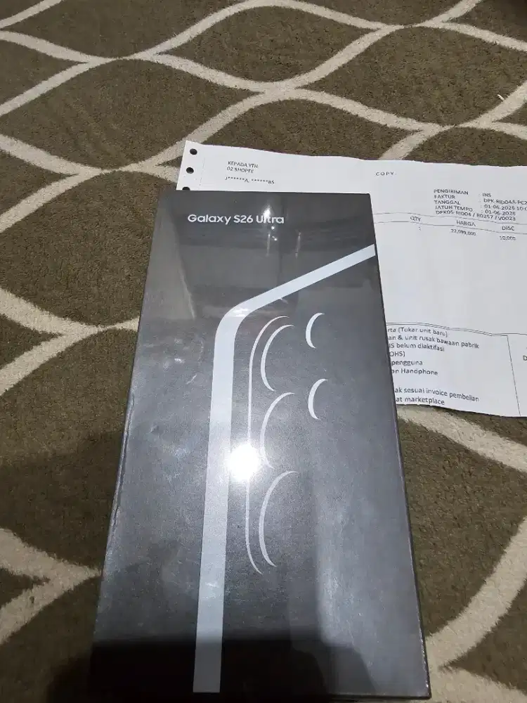 Samsung galaxy s26 ULTRA SEGEL 512GB termurah dijamin