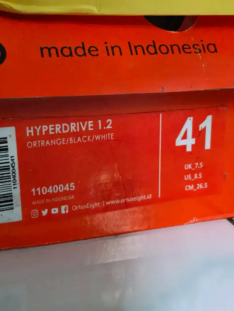Sepatu olahraga ortuseigth ORI