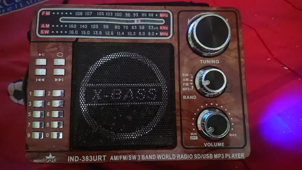 Radio digital usb seri 383urt Bekas Normal