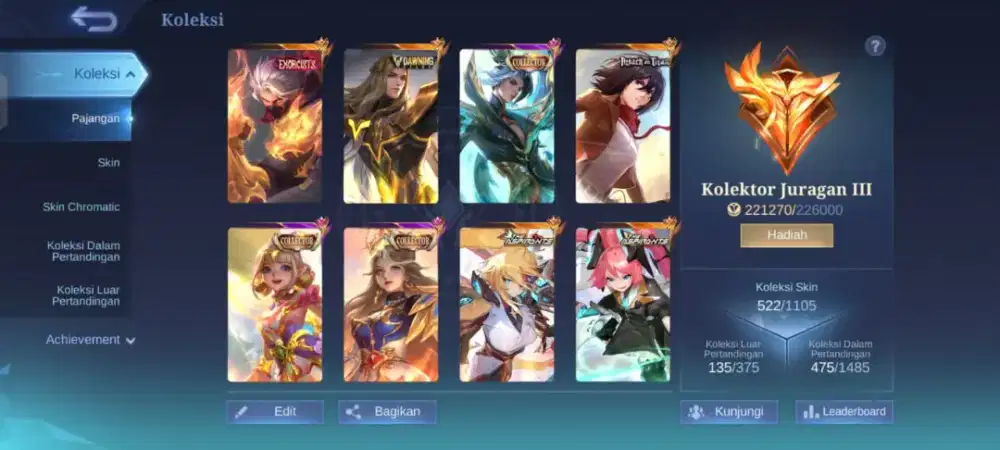 NEGO akun mobile legend