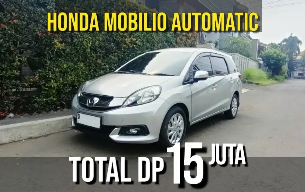 Honda Mobilio E Automatic 2014 KM=87ribuan!  Bisa Kredit TDP=15juta