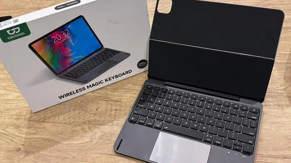 Goojodoq Wireless Keyboard untuk iPad air 11 inch