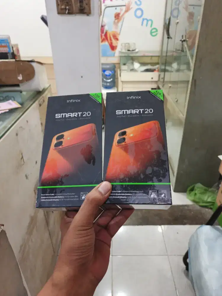[ Fast respon WA ] Infinix Smart 20 4+4/128 Garansi resmi 1thn