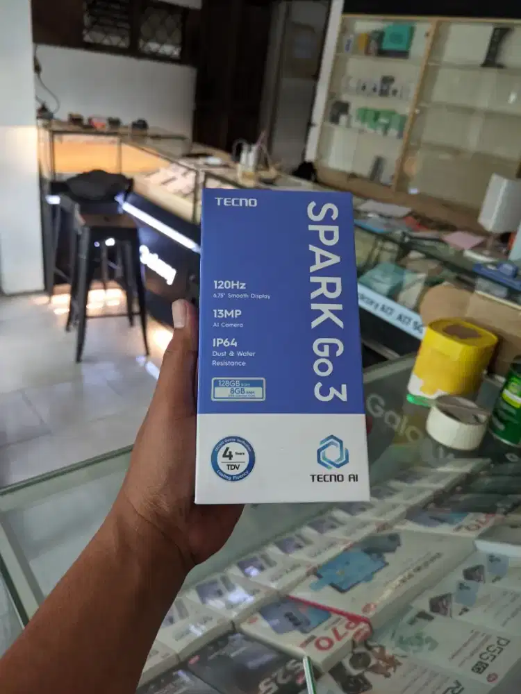[ Fast respon WA ] Tecno Spark GO3 4+4/128 Garansi resmi 13bln