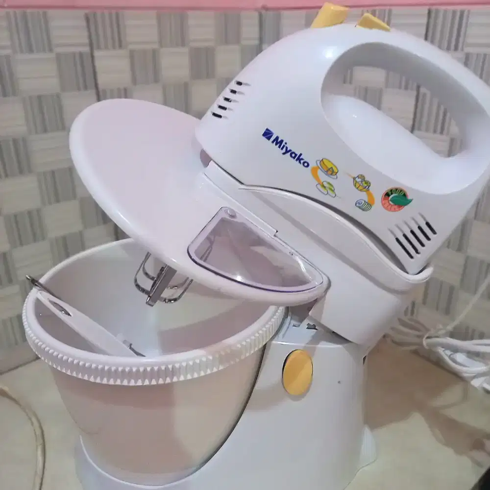 FULLSET MURAH Mixer kue adon bolu Miyako sm 625, stand + pengocok,