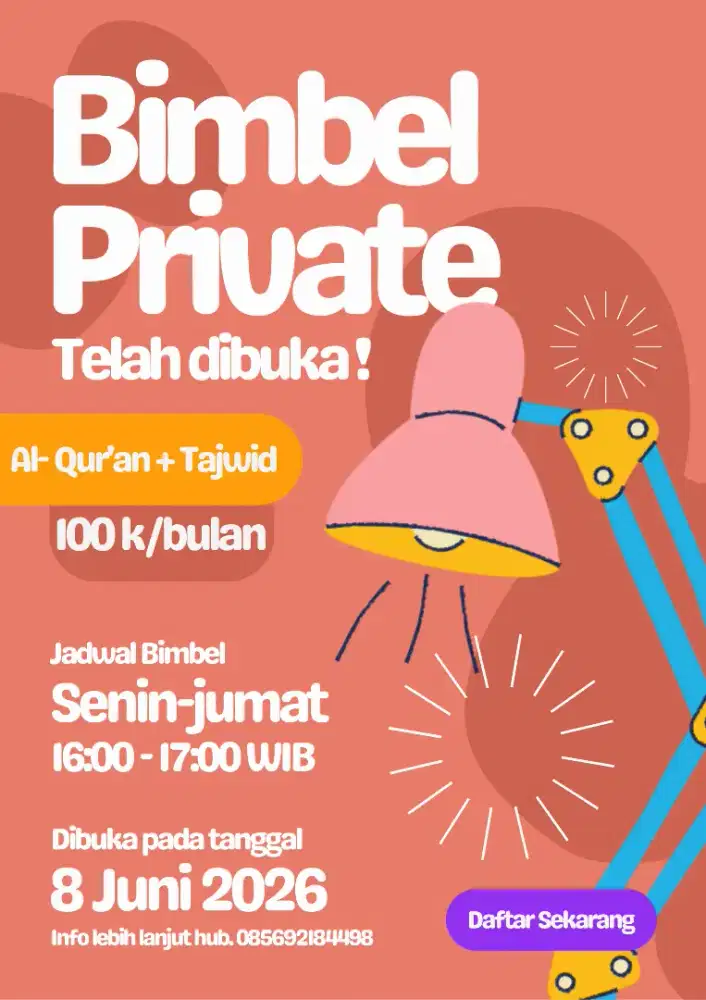 Bimbingan belajar Al-Qur'an dan tajwid