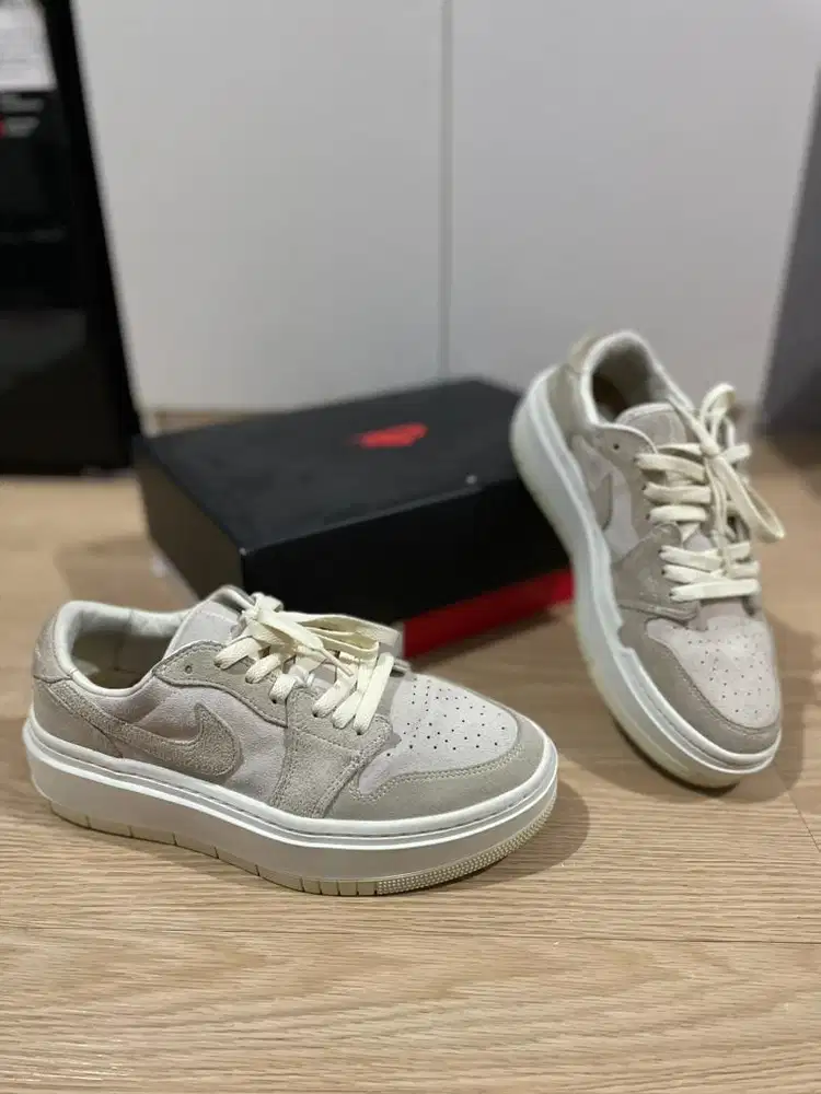 Sepatu nike air jordan 1 elevate low coconut milk