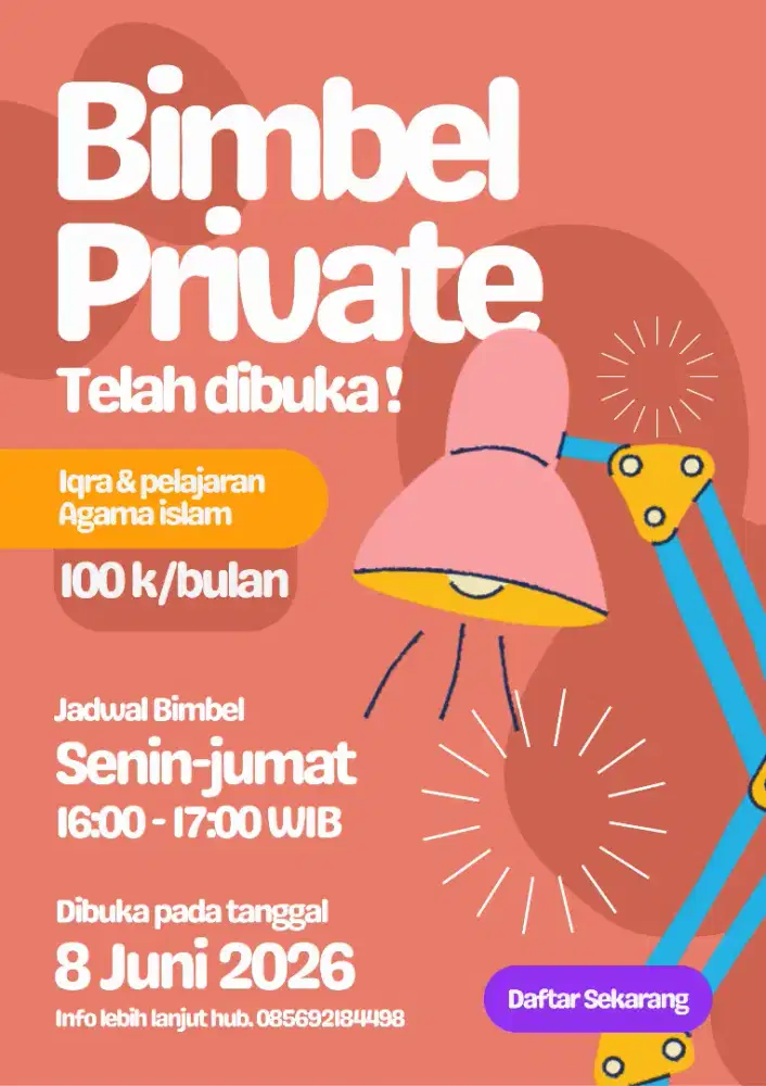 Bimbingan Belajar Iqra dan Pendidikan Agama Islam