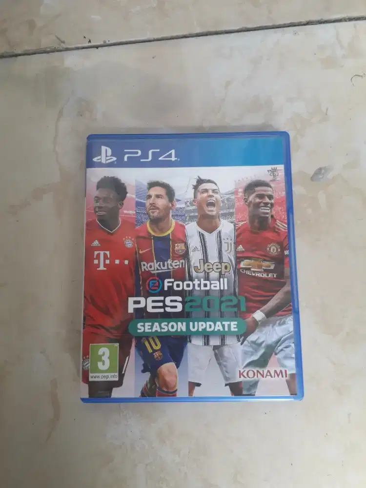 Kaset ori PS4 Pes 2021 normal ada box poris cipondoh