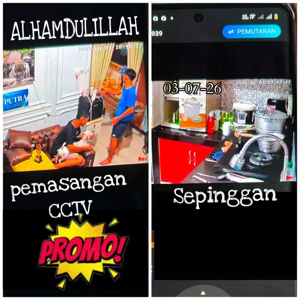 PROMO CCTV MURAH BERGARANSI SIAP PASANG INSTALASI