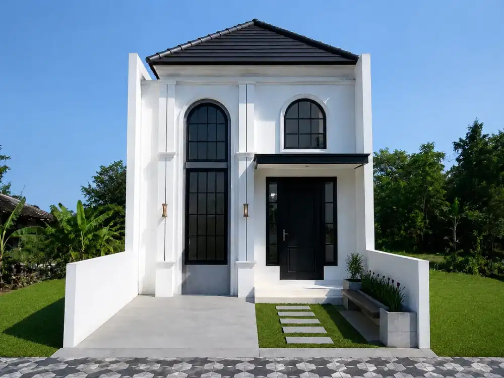 Rumah Desain Eropa Classic Wendit Malang Dekat Bandara