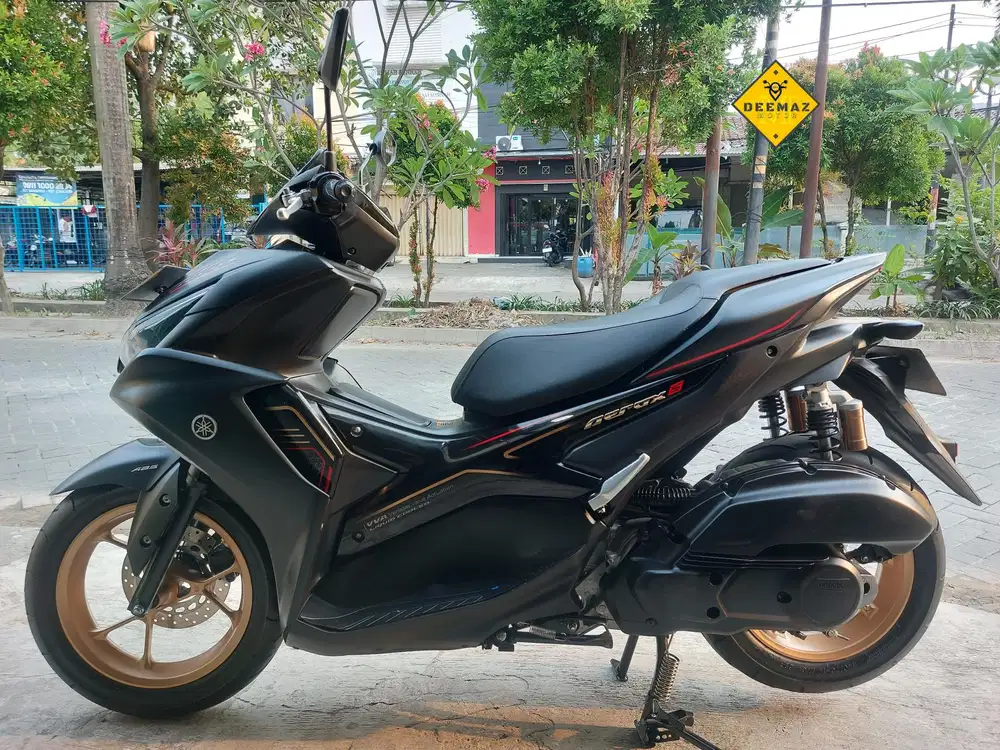 (DP 300 Rb)‼️ Yamaha Aerox S ABS Keyless Connected Hitam 2023