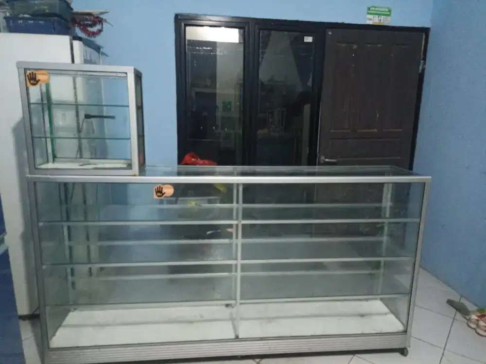 Etalase warung 1,2 meter + Etalase Rokok
