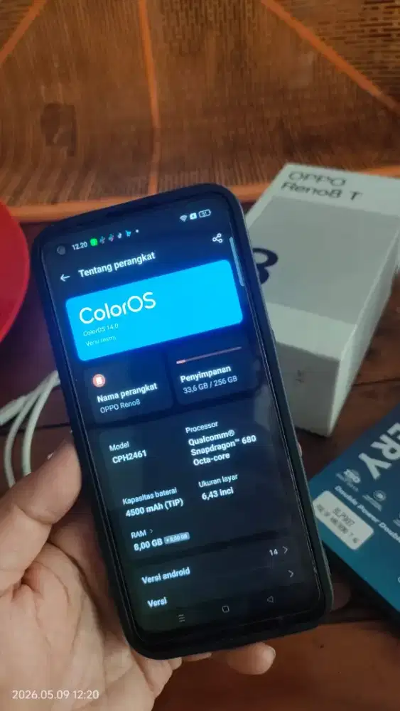 Hp oppo reno 8 fullset