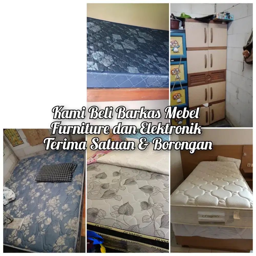 Terima Tampung Springbed Perlengkapan Kos dll