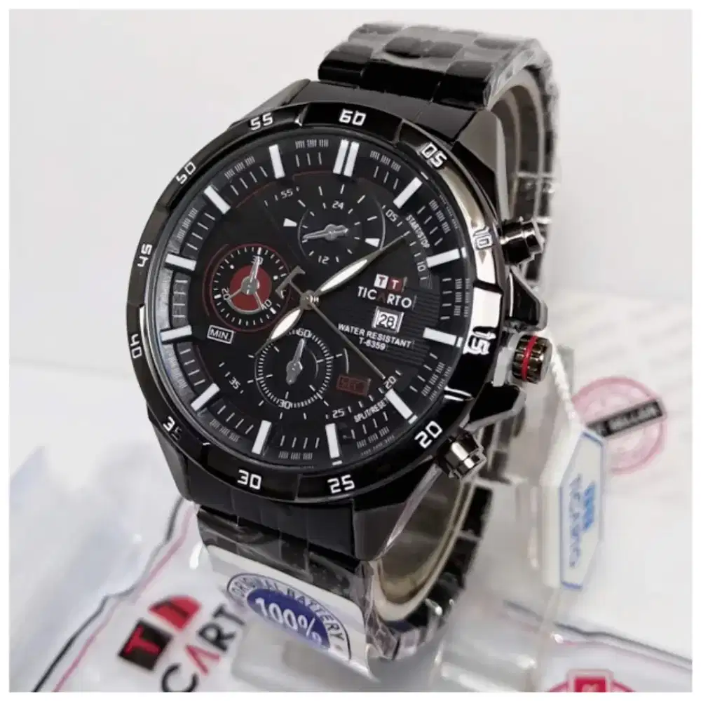 JAM TANGAN PRIA ANTI AIR WATER RESISTANCE TICRT01 ZDC