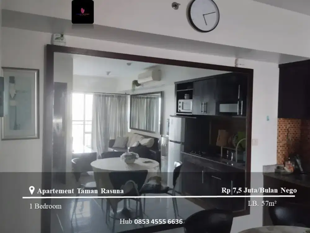 Jual/Sewa Apartement Taman Rasuna High Floor 2BR Furnished View Lepas