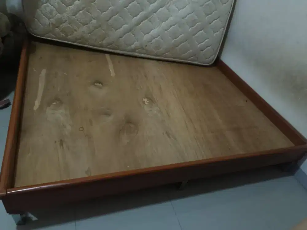 dipan kayu (kayu jati asli)