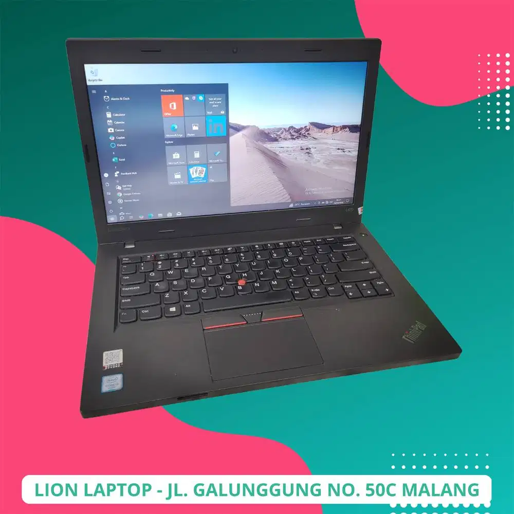 Double VGA Core i5 RAM 8 SSD Lenovo Thinkpad L470 [05|06]