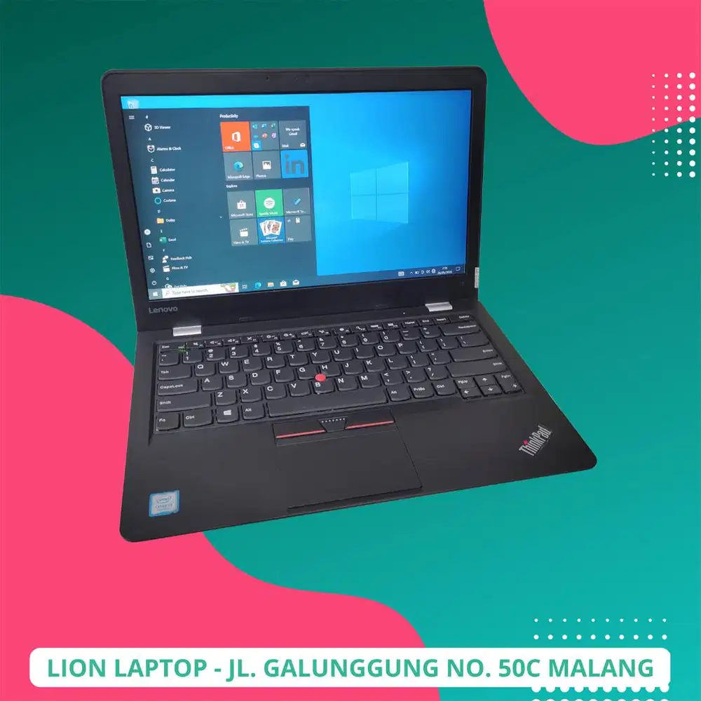 Core i3 Gen 7 Murah RAM 8GB SSD 256GB Lenovo Thinkpad 13 [05|06]