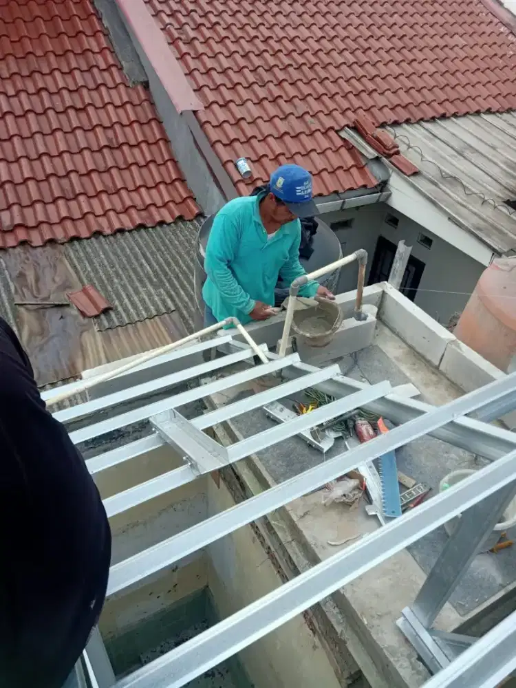 Tukang kanopi ganti atap rumah renopasi