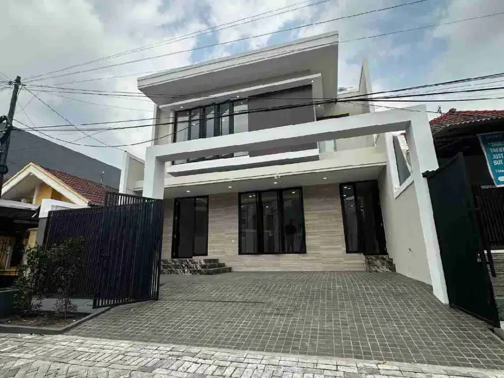 Dijual Rumah Baru Minimalis 2 Lantai Lokasi Boulevard Sutorejo Surabaya Timur Dekat Galaxy Mall Pakuwon City The Grand Peninsula