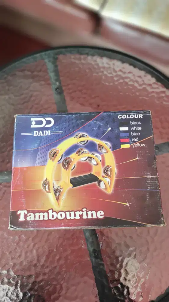 Tamborin / Tambourine DADI Sabit Double Ring Original + Box