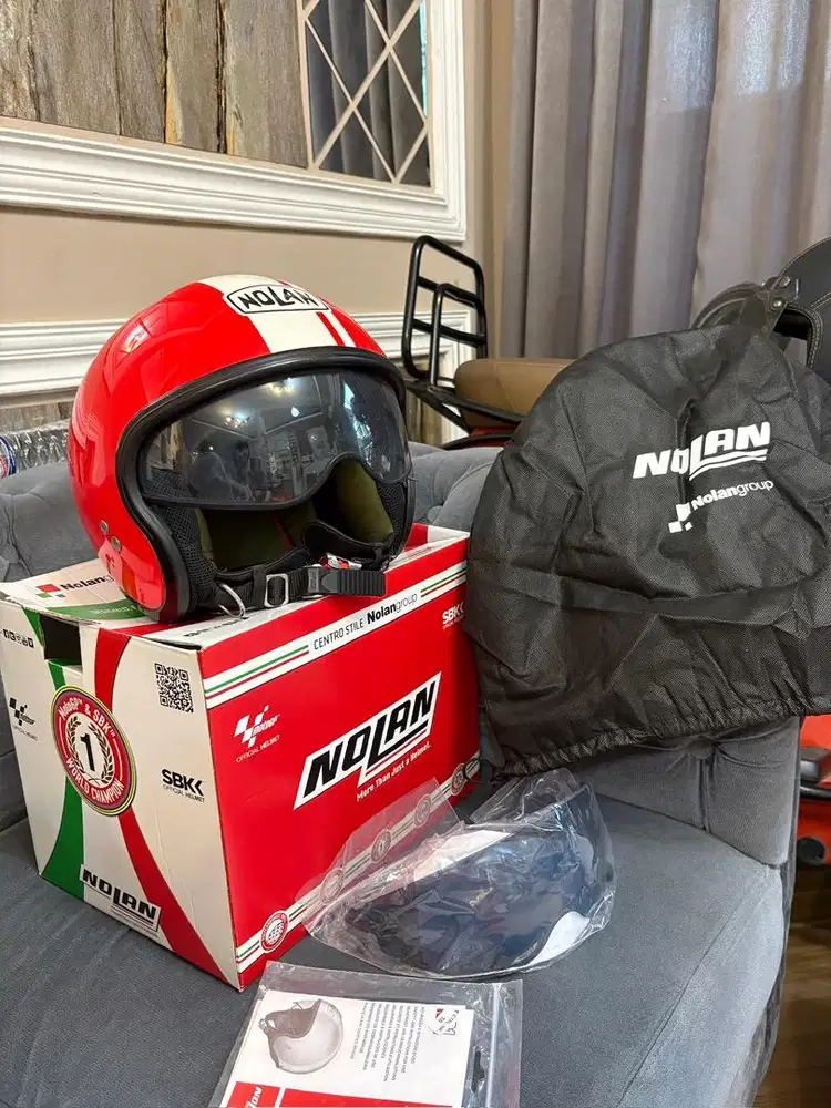 HELM NOLAN UKURAN XL BELUM DIPAKAI