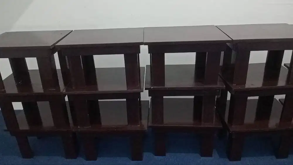 Meja Belajar Lesehan Kayu