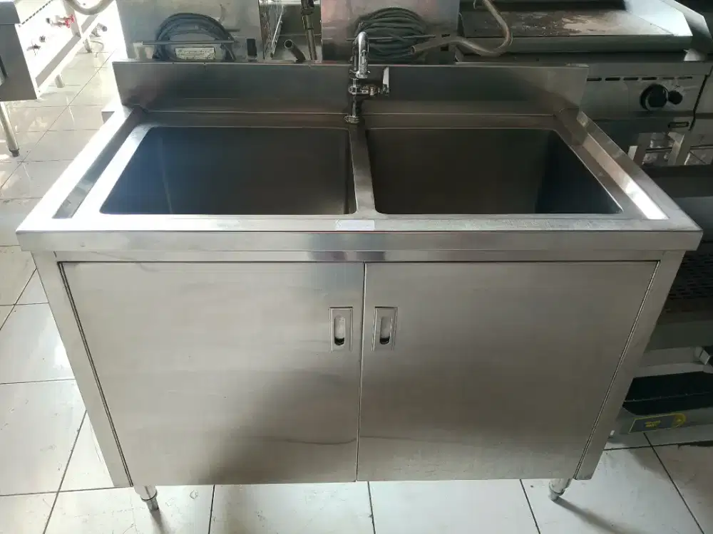 SINK STAINLESS 2 LUBANG