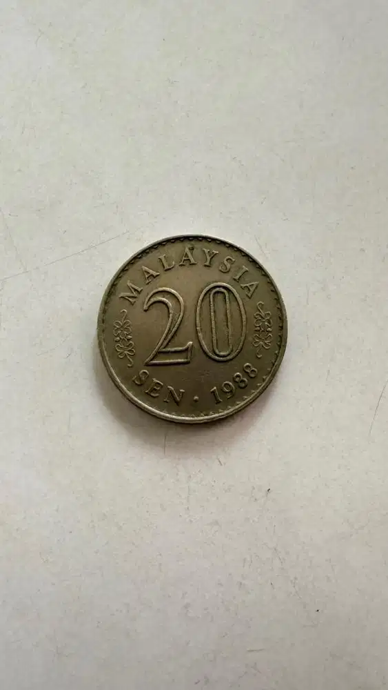 Koin 20 Sen Malaysia Tahun 1988