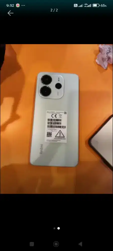 dijual xiaomi redmi note 14 8/256 mulus