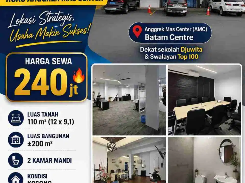Disewakan Ruko Anggrek Mas , siap untuk buka usaha