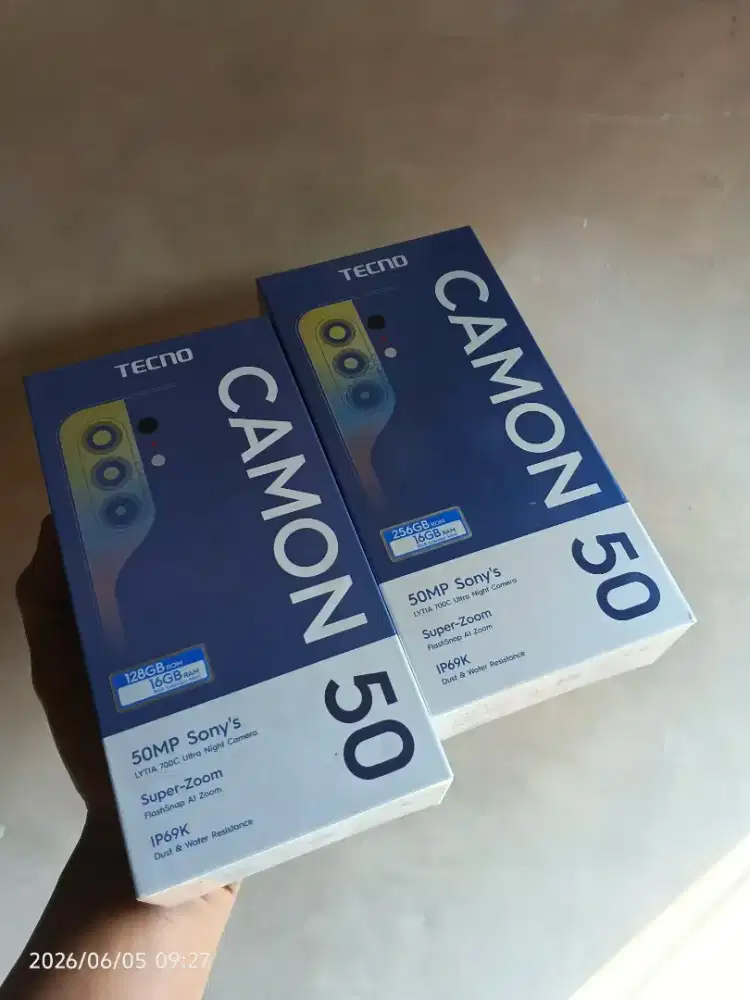 Tecno Camon 50 8/256 Baru