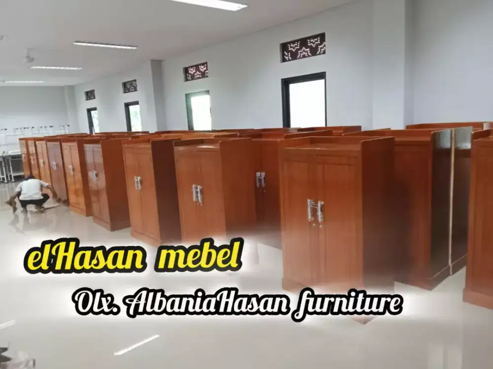 Lemari pintu dua Anak / Santri