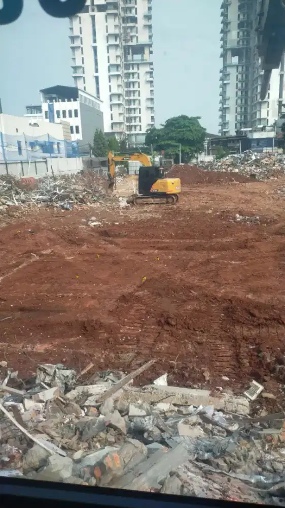 Excavator pc 75 breaker bongkar gedung tandem roller becko pc 50