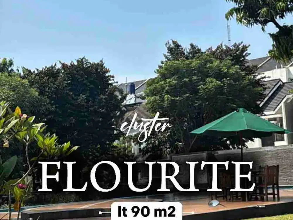 Disewakan rumah siap huni di cluster flourite gading serpong