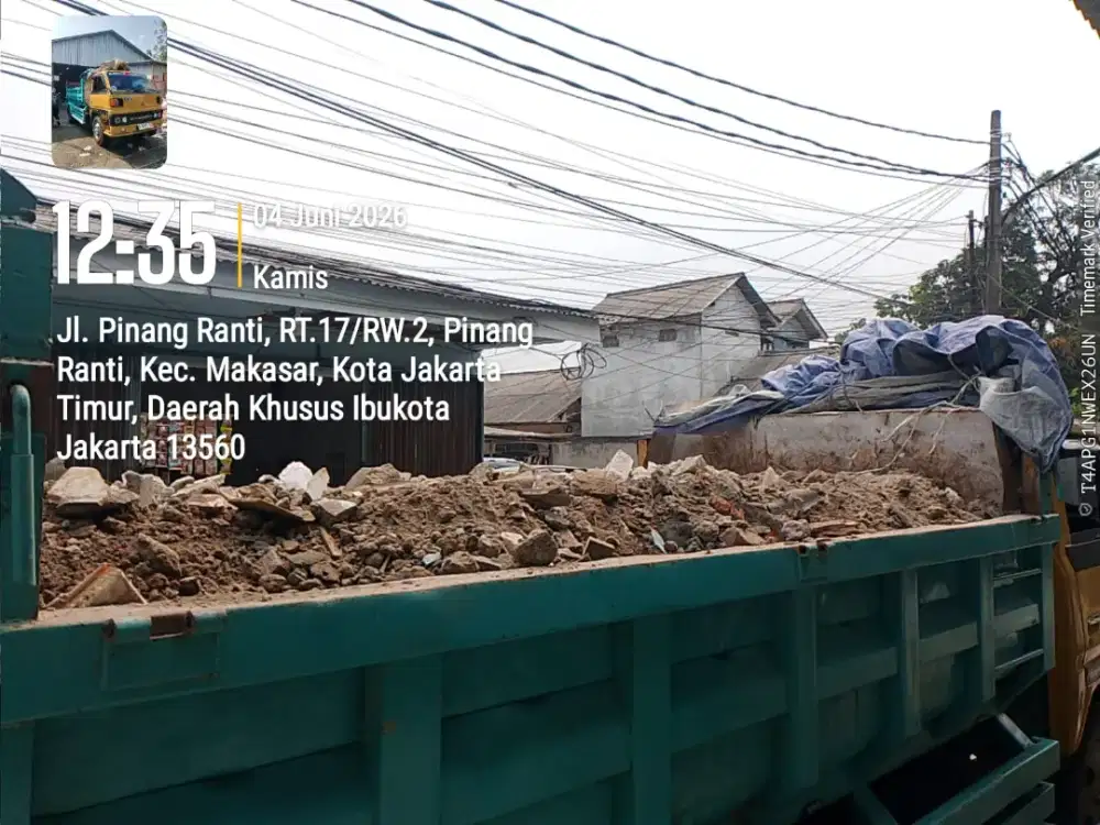 Angkut tanah urugan tanah merah taman tanah semu puing murni