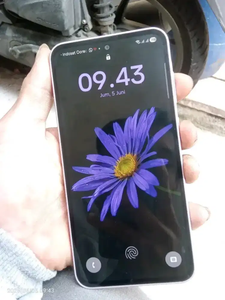 Samsung A35 5G ram 8/256 pink mulus nominus orian hp charger saja