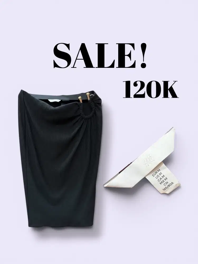 Rok H&M Hitam Size M