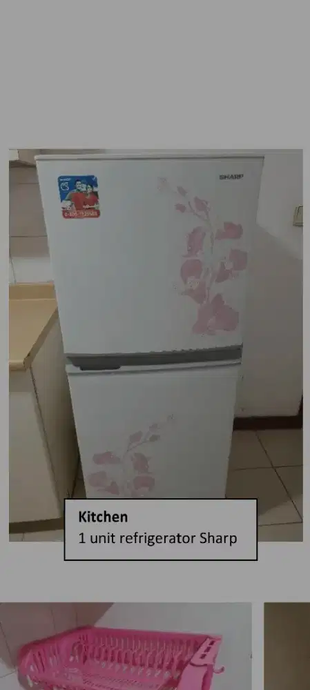 Jual Kulkas Sharp 2 pintu kondisi tidak dingin