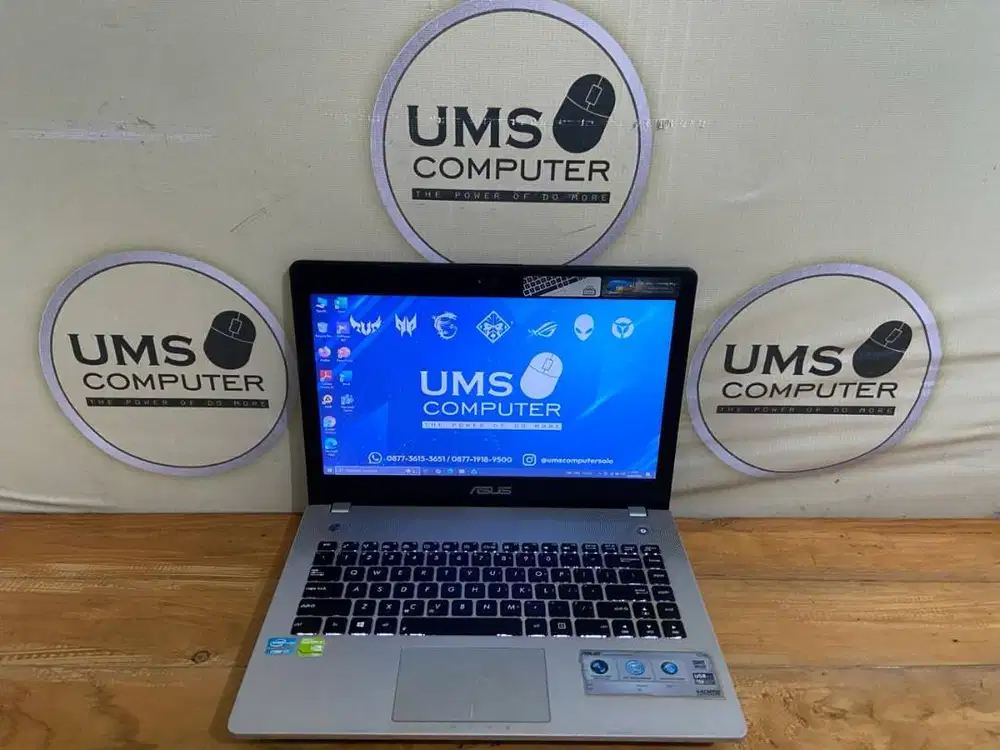 ASUS N46JV INTEL CORE i7-4700HQ RAM 8GB SSD 256GB NVIDIA GT 750M 2GB