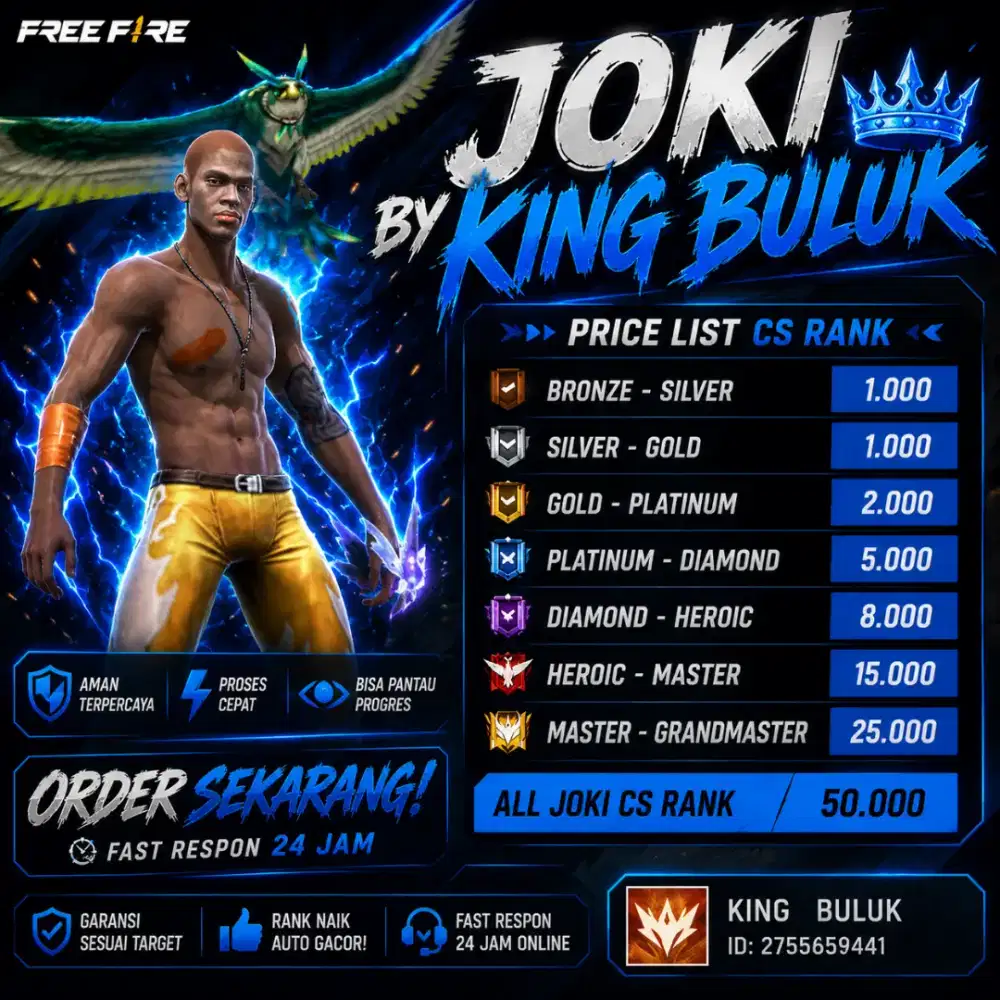 JASA JOKI FREE FIRE