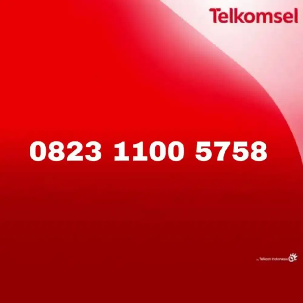 NOMOR CANTIK TELKOMSEL PRABAYAR SUPER MAJU MAPAN 5758