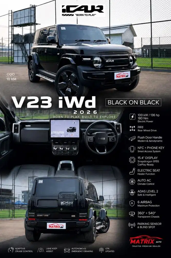 i car v23 iwd 2026! Chery i Car V23! V23 i car! NEW!! Ready